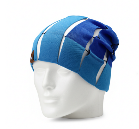 blue cap